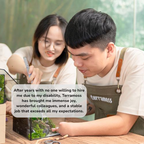 guide disabled members to work